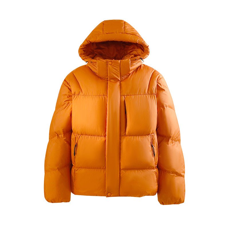 Dopamine Outdoor Three - proof Multi - pocket Hooded Couple Cotton Clothes Coat - L'atelier D'or