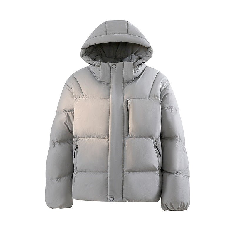 Dopamine Outdoor Three - proof Multi - pocket Hooded Couple Cotton Clothes Coat - L'atelier D'or