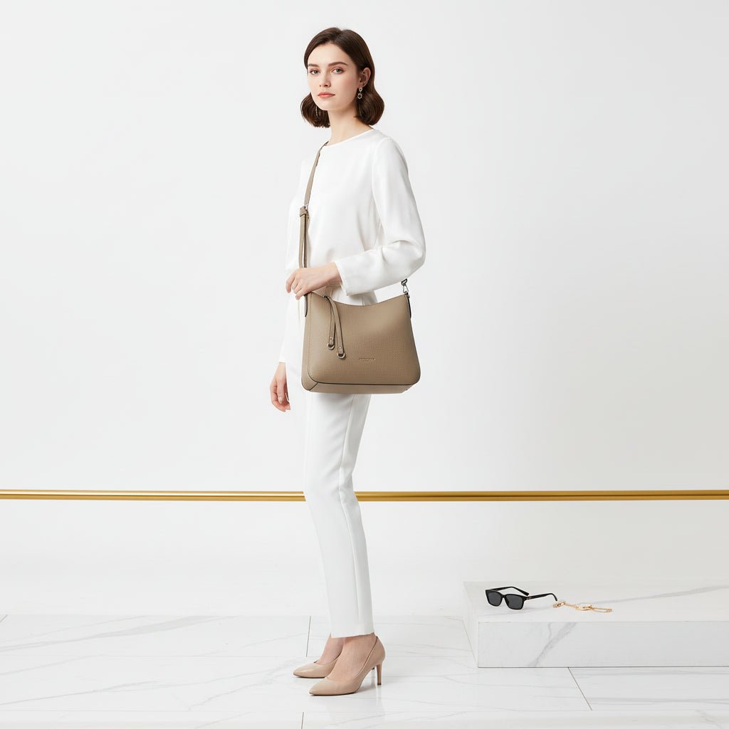 Echtleder Crossbody Bag – Schultertasche Damen - L'atelier D'or