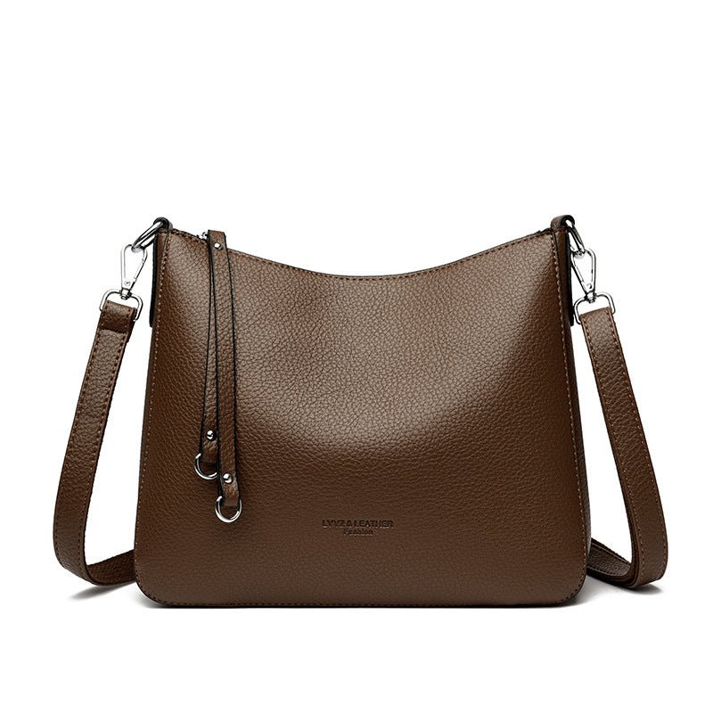 Echtleder Crossbody Bag – Schultertasche Damen - L'atelier D'or
