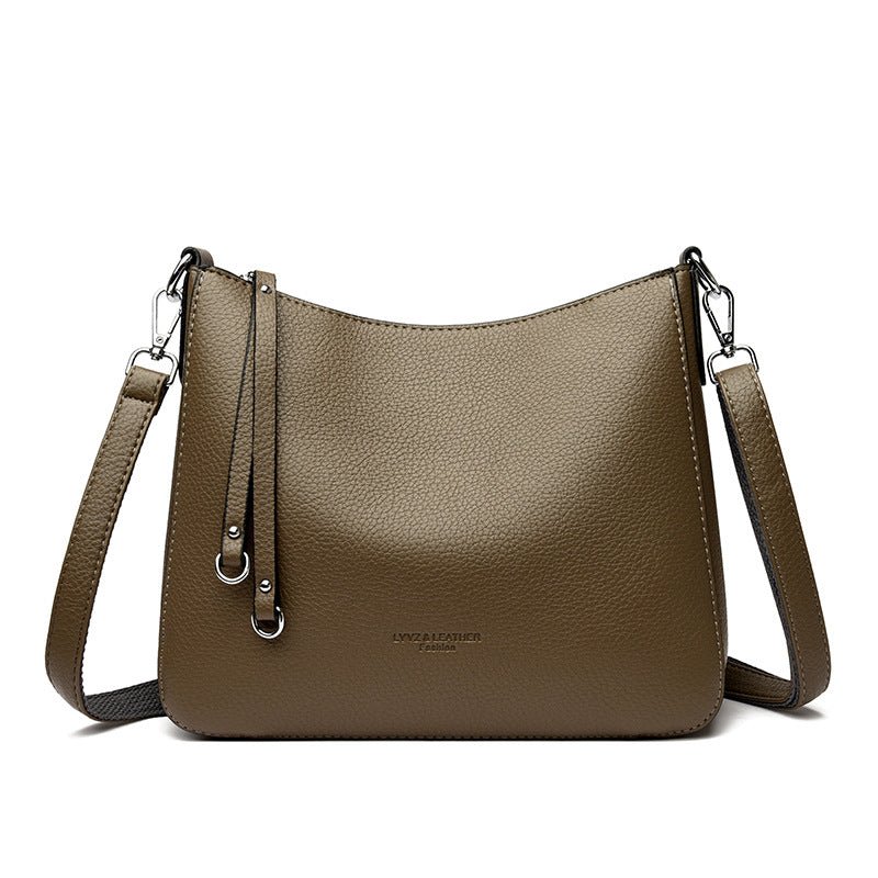 Echtleder Crossbody Bag – Schultertasche Damen - L'atelier D'or