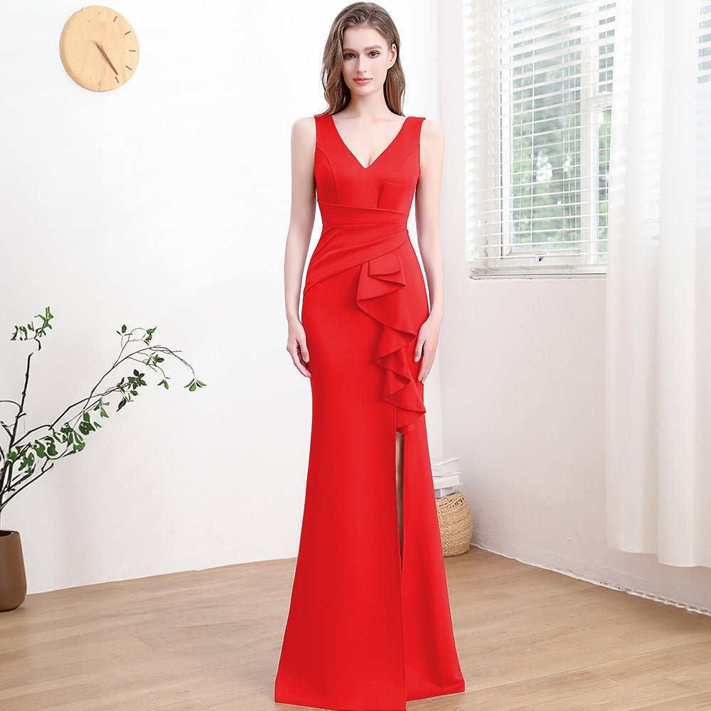 Evening Gown For Women High - end Elegant Simple And Light Luxury - L'atelier D'or