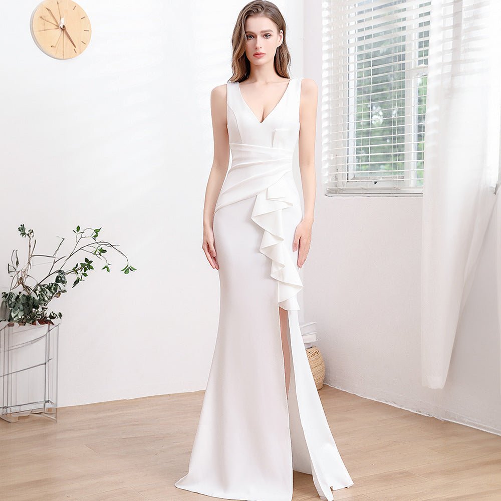 Evening Gown For Women High - end Elegant Simple And Light Luxury - L'atelier D'or