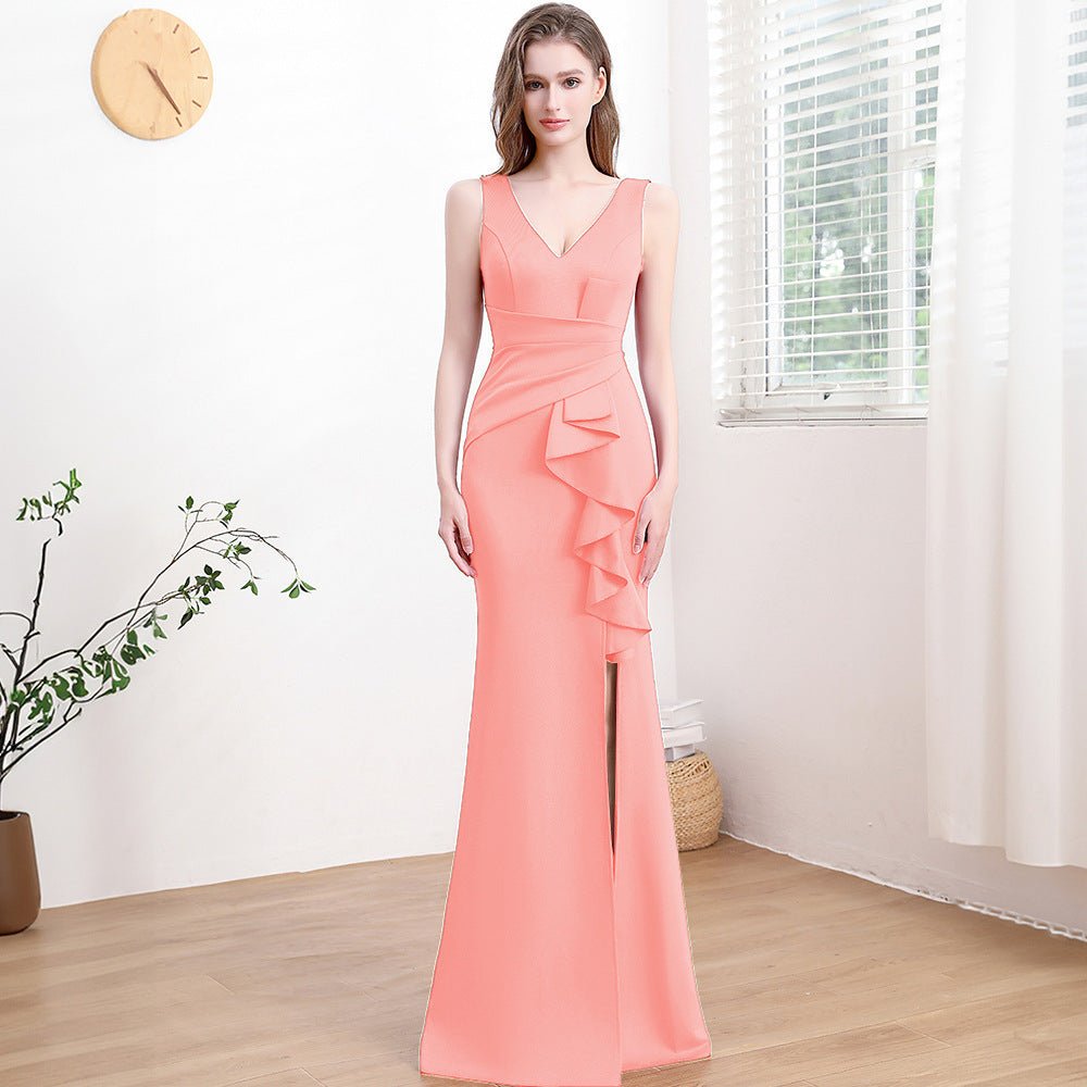 Evening Gown For Women High - end Elegant Simple And Light Luxury - L'atelier D'or