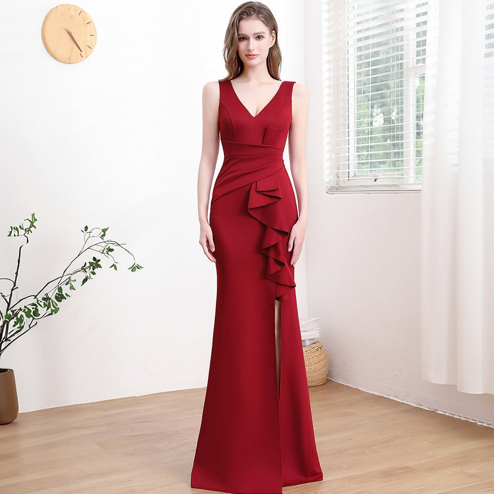 Evening Gown For Women High - end Elegant Simple And Light Luxury - L'atelier D'or