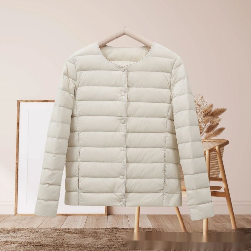 Short Autumn And Winter Lightweight Cotton - padded Jacket Women - L'atelier D'or