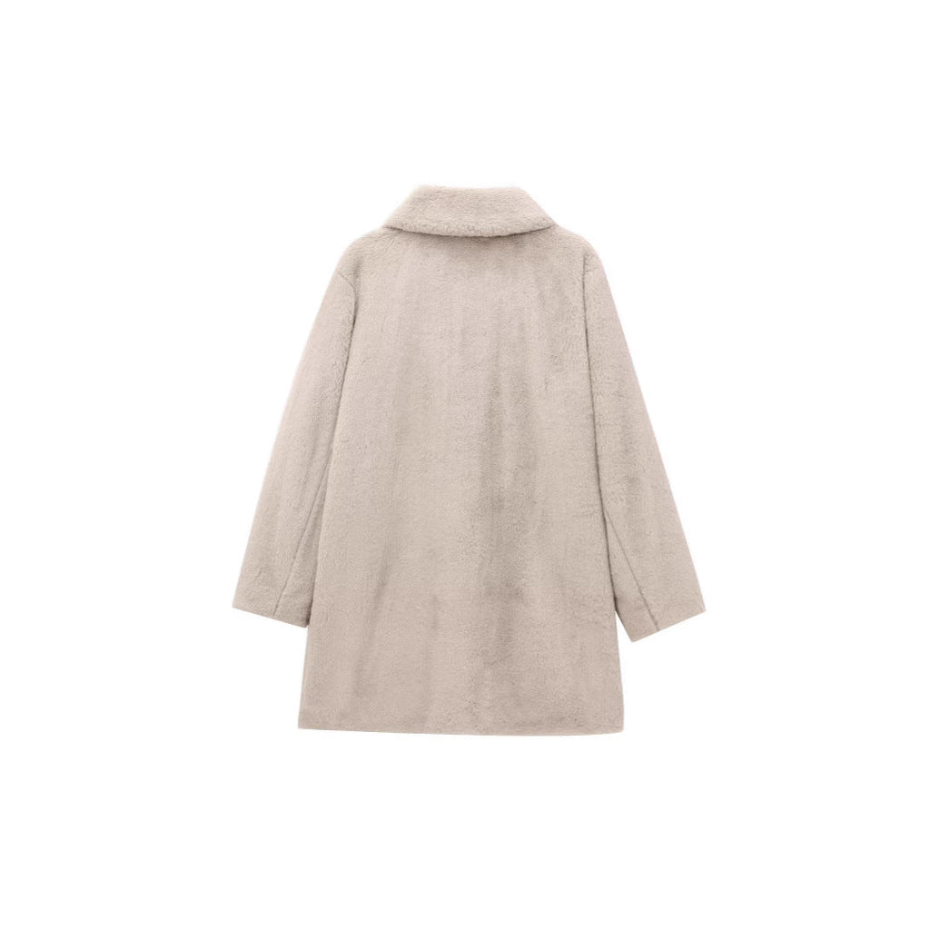 Women's Cross - border Street Fashion Effect Faux Fur Coat Jacket - L'atelier D'or