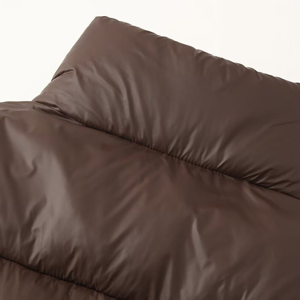 Women's Fashion Simple And Versatile Hoodless Stand Collar Cotton Coat - L'atelier D'or