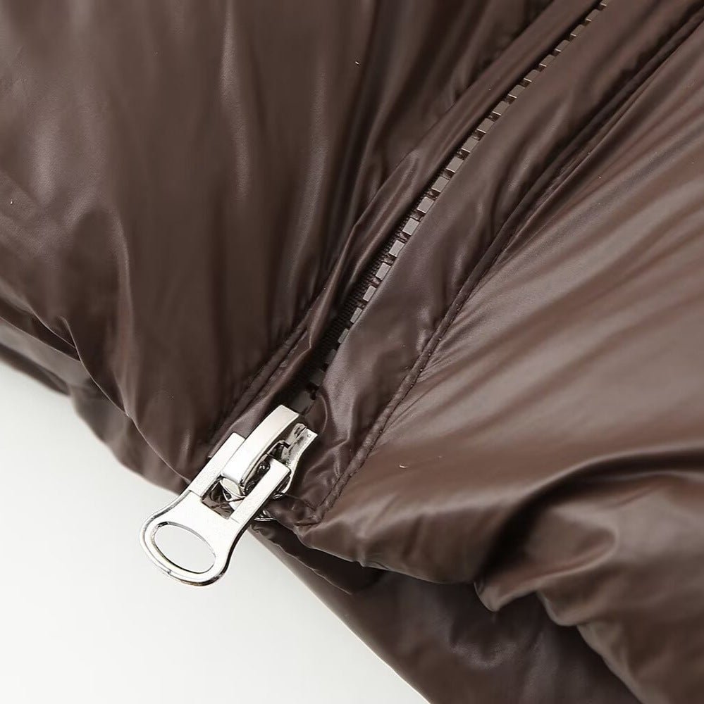 Women's Fashion Simple And Versatile Hoodless Stand Collar Cotton Coat - L'atelier D'or