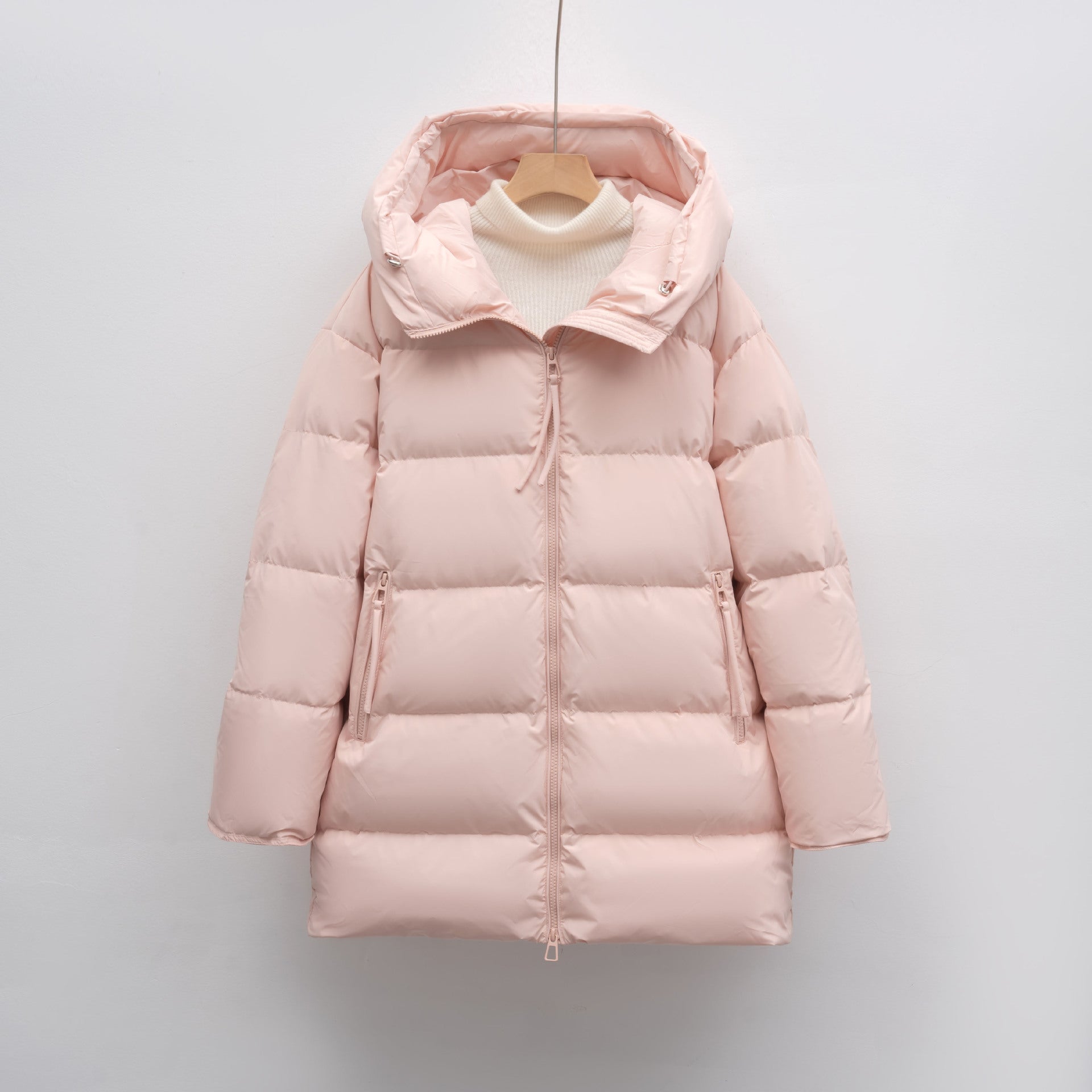 Women's Loose New Winter Mid - length Thick Coat - L'atelier D'or